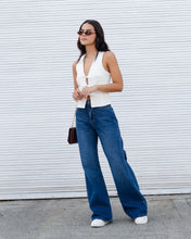 Cargar imagen en el visor de la galería, JEAN MOM FLARE RIGIDO TIRO ALTO 4144