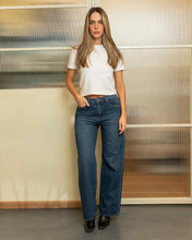 Cargar imagen en el visor de la galería, JEAN STRAIGHT LENGTH RIGIDO TIRO ALTO 4325