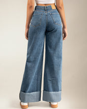 Cargar imagen en el visor de la galería, JEAN WIDE LEG RIGIDO TIRO ALTO 4262