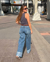 Cargar imagen en el visor de la galería, JEAN WIDE LEG RIGIDO TIRO ALTO 4262