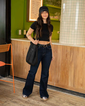 Cargar imagen en el visor de la galería, JEAN MOM FLARE STRETCH TIRO ALTO 4306
