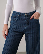 Cargar imagen en el visor de la galería, PANTALON STRAIGHT LENGHT RIGIDO TIRO ALTO 4223
