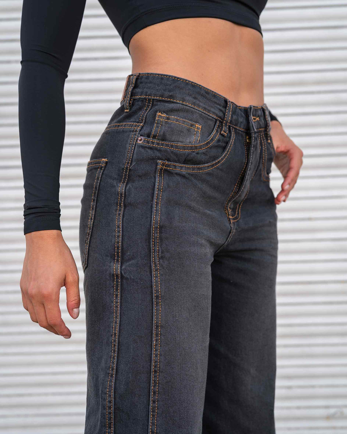 JEAN STRAIGHT LENGTH TIRO MEDIO 4338