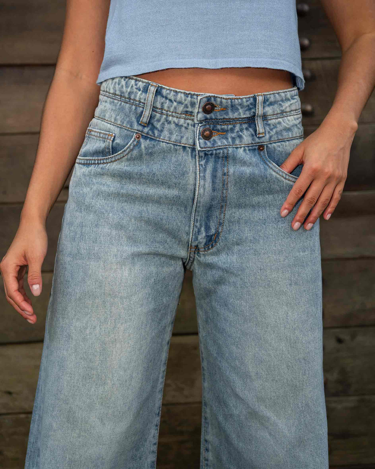 JEAN STRAIGHT LENGTH RIGIDO TIRO MEDIO 4344