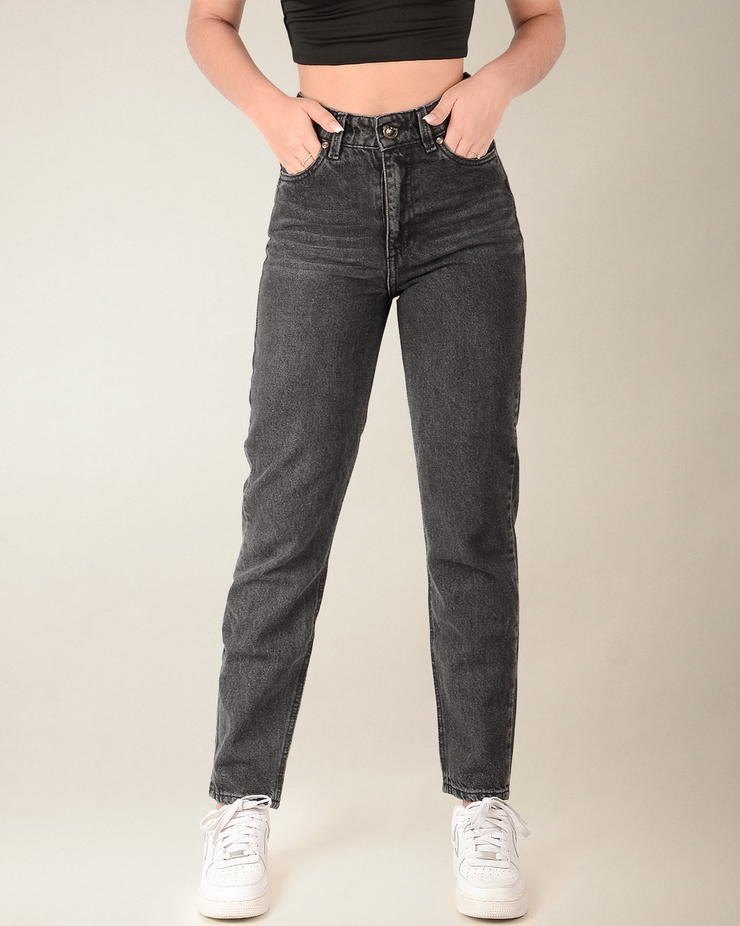 JEAN MOM FIT RIGIDO TIRO ALTO 4118