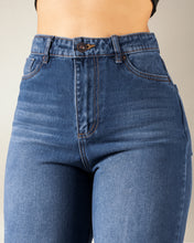 Cargar imagen en el visor de la galería, JEAN MOM FLARE RIGIDO TIRO ALTO 4144
