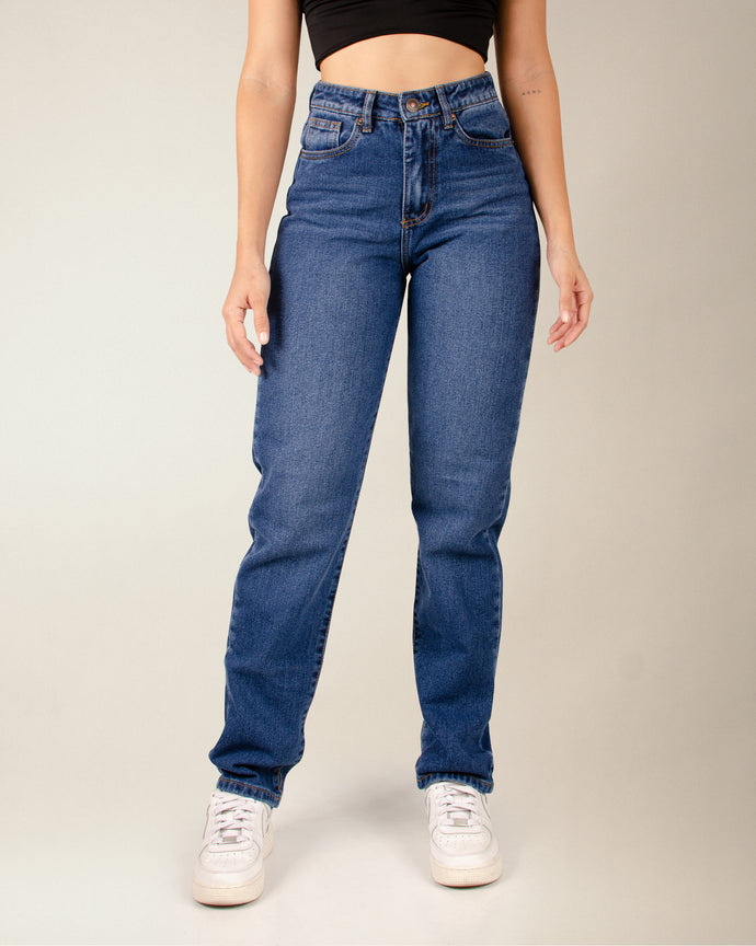 JEAN STRAIGHT SLIM RIGIDO TIRO ALTO 4194