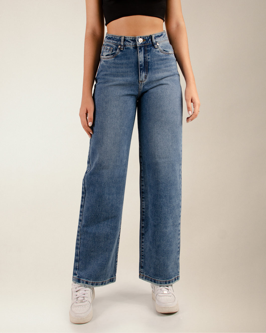 JEAN STRAIGHT RIGIDO TIRO ALTO 4195