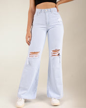 Cargar imagen en el visor de la galería, JEAN MOM FLARE RIGIDO TIRO ALTO 4196-2
