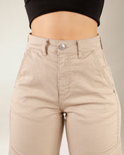 Cargar imagen en el visor de la galería, PANTALON STRAIGHT CARGO STRETCH TIRO ALTO 4198
