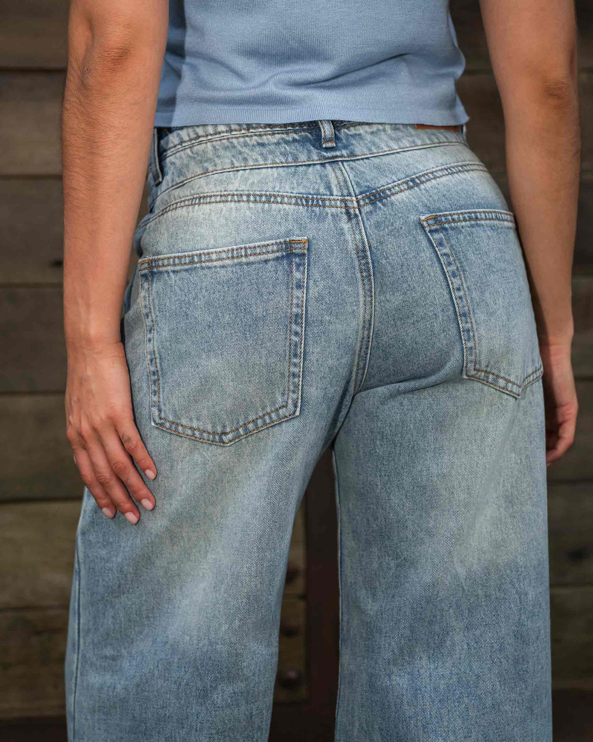 JEAN STRAIGHT LENGTH RIGIDO TIRO MEDIO 4344