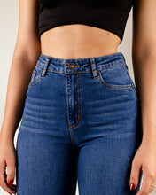 Cargar imagen en el visor de la galería, JEAN MOM FLARE STRETCH TIRO ALTO 4247
