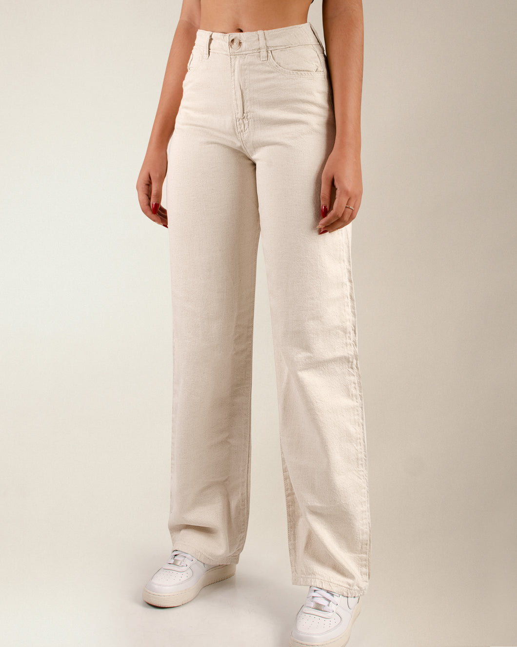 PANTALON STRAIGHT RIGIDO TIRO ALTO 4250