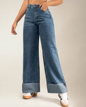 Cargar imagen en el visor de la galería, JEAN WIDE LEG RIGIDO TIRO ALTO 4262
