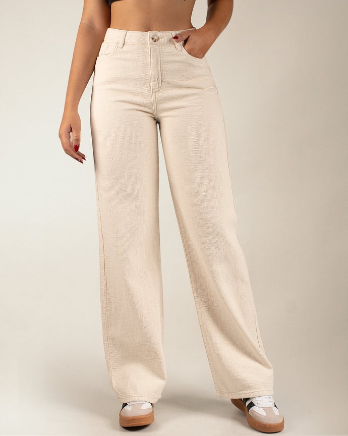 PANTALON STRAIGHT LENGHT RIGIDO TIRO ALTO 4265