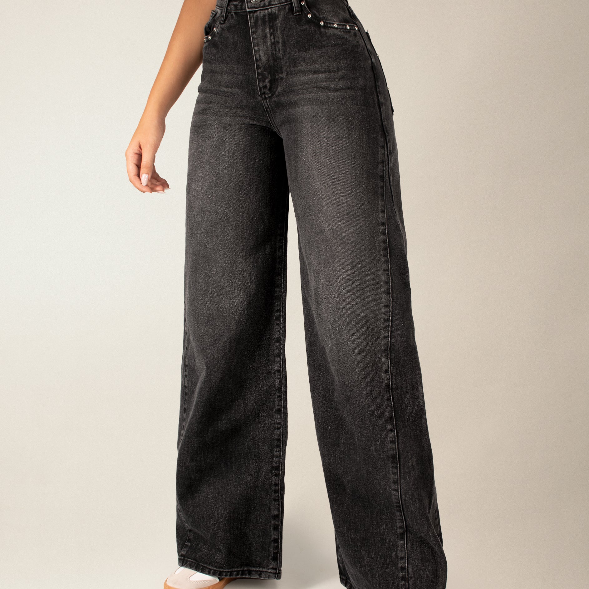 JEAN WIDE LEG RIGIDO TIRO ALTO 4269