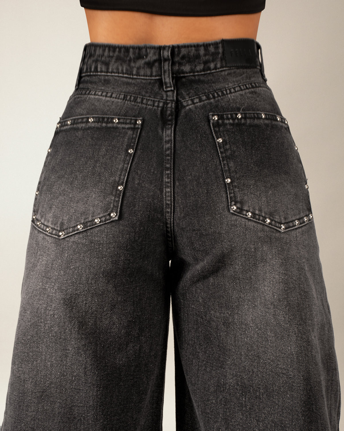 JEAN WIDE LEG RIGIDO TIRO ALTO 4269