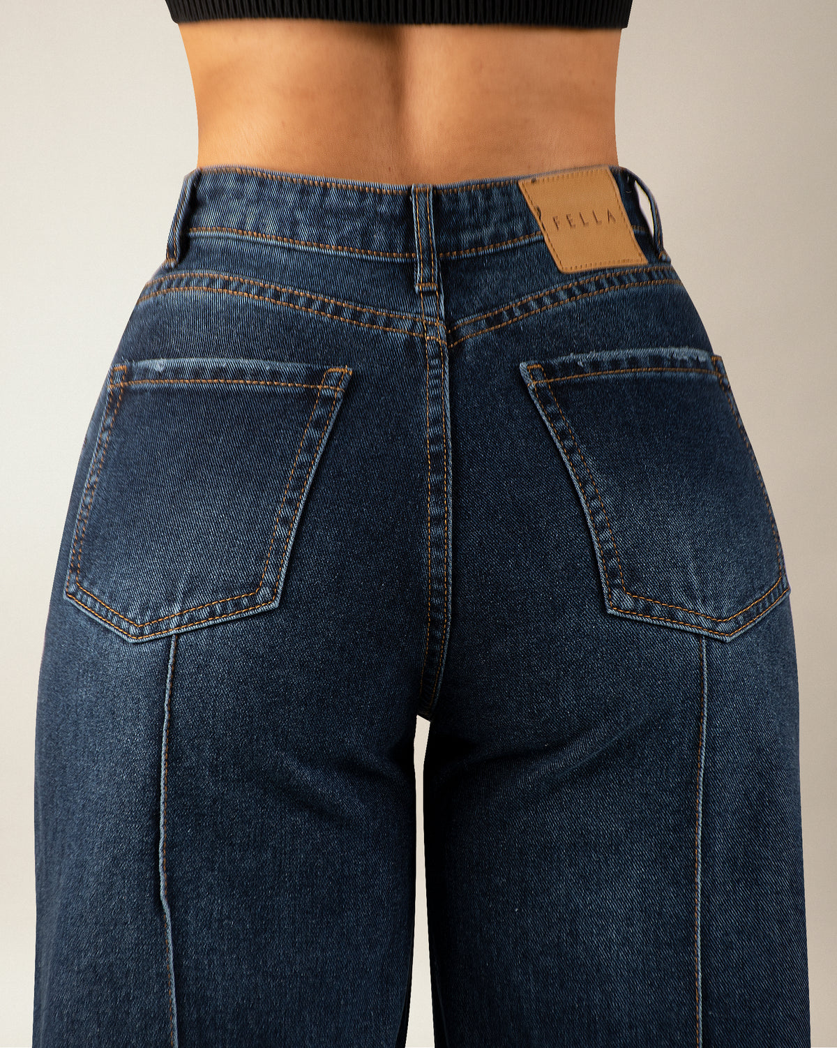 JEAN WIDE LEG RIGIDO TIRO ALTO 4272
