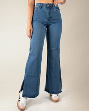 Cargar imagen en el visor de la galería, JEAN MOM FLARE RIGIDO TIRO ALTO 4276
