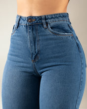 Cargar imagen en el visor de la galería, JEAN MOM FLARE RIGIDO TIRO ALTO 4276
