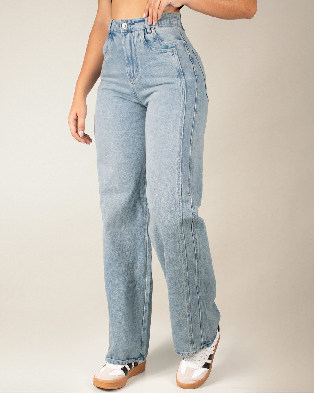 JEAN STRAIGHT LENGHT RIGIDO TIRO ALTO 4280