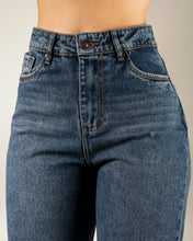 Cargar imagen en el visor de la galería, JEAN MOM FLARE RIGIDO TIRO ALTO 4298
