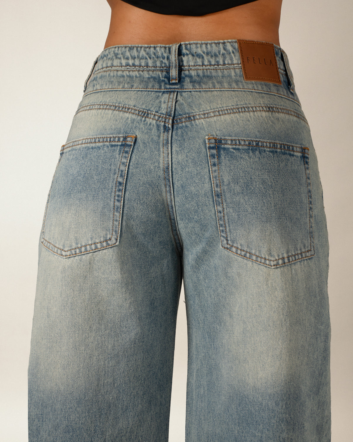 JEAN STRAIGHT LENGTH RIGIDO TIRO MEDIO 4344