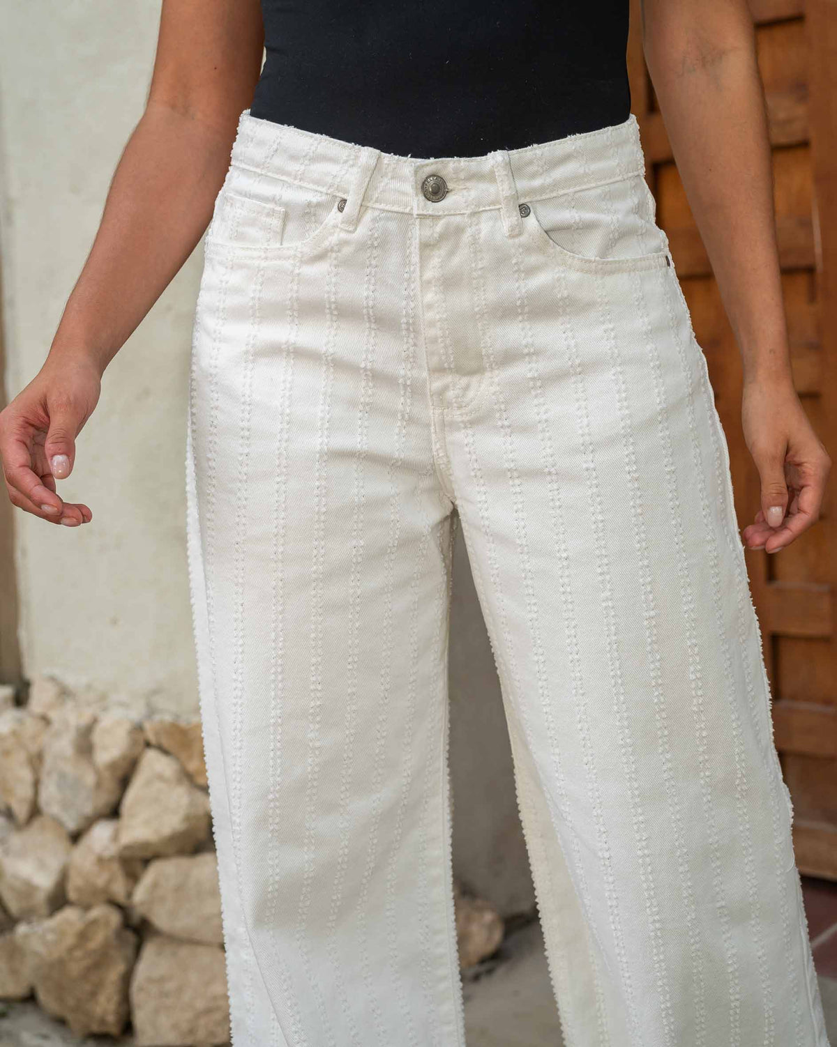 JEAN STRAIGHT LENGTH RIGIDO TIRO MEDIO 4346